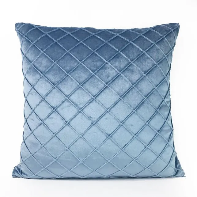 Wrinkle Quilting Velvet Cushion